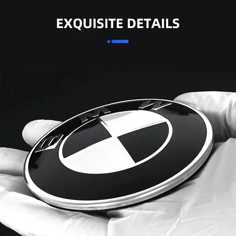 1pcs 78mm 2 Pins 51141970248 Car Rear Boot Trunk Emblem Badge Logo Accessories for BMW E66 E53 X5 E71 F25 E70 F26 F15 F16 F10
