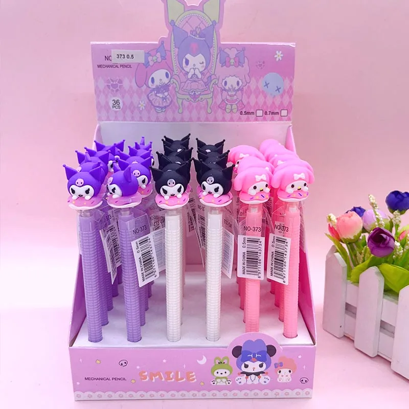 36pcs/ лот Kawaii Sanrio Kitty механический карандаш мило 0 5 мм рисование записи