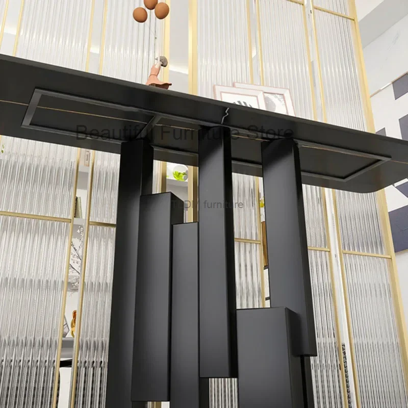 Роскошные Железные Столы-консоли для украшения интерьера итальянская мебель