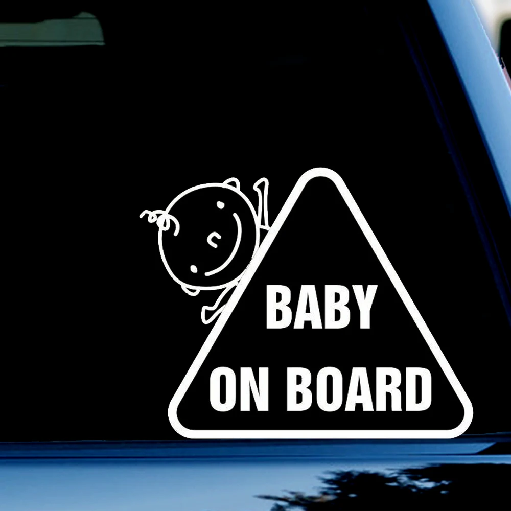 

16,9*13,7 см защитный знак ребенок на доске Забавная детская виниловая наклейка стикер для автомобиля s окно