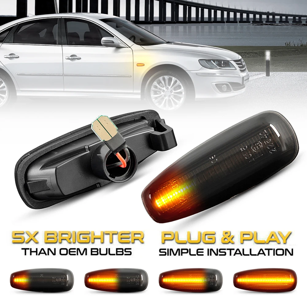 

LED Dynamic Side Marker Light Turn Signal Lamps For Hyundai i30 CW FD Grandeur TG Avante Elantra Touring KIA Ceed Carens Rondo