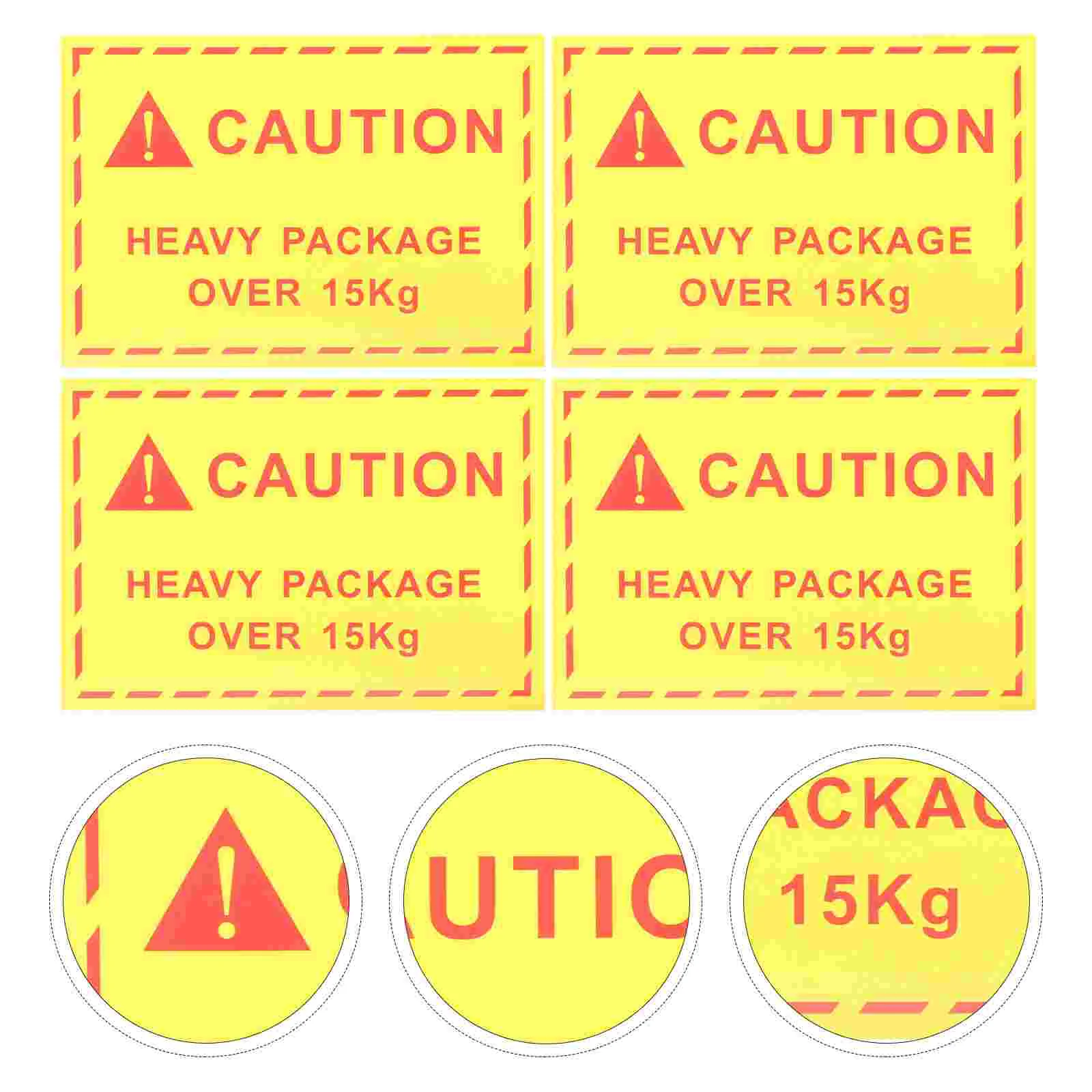 

Overweight Warning Stickers Packaging Labels Shipping Decals Adhesive Heavy Objects