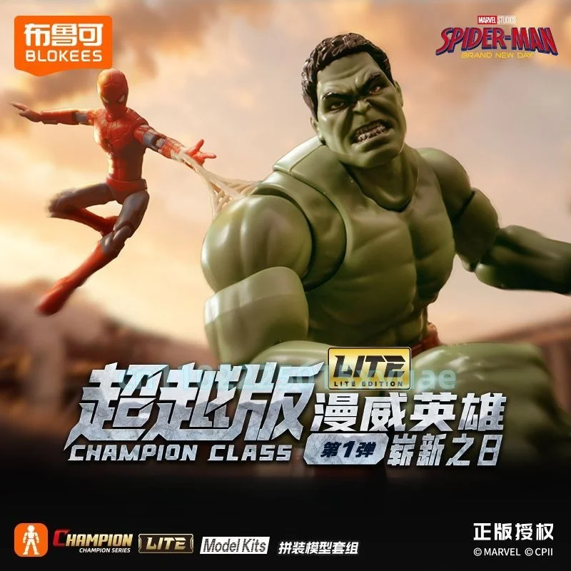 Фото Новая коллекционная фигурка BLOKEES Marvel Heroes: Ultimate Edition Lite Version 1, Человек-паук, Скорпион, сборная модель, подарок №1