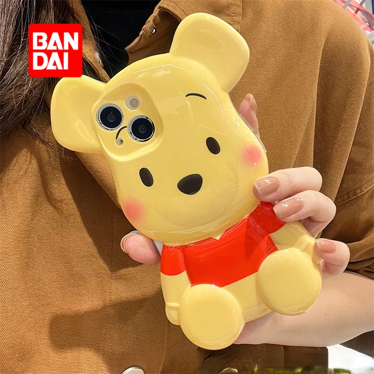 

Bandai Disney 3D Case for iPhone 13 13Pro 12 12Pro 11 Pro X XS Max XR 7 8 Plus Cartoon Phone Back Cover Kawaii Trend Soft Fundas