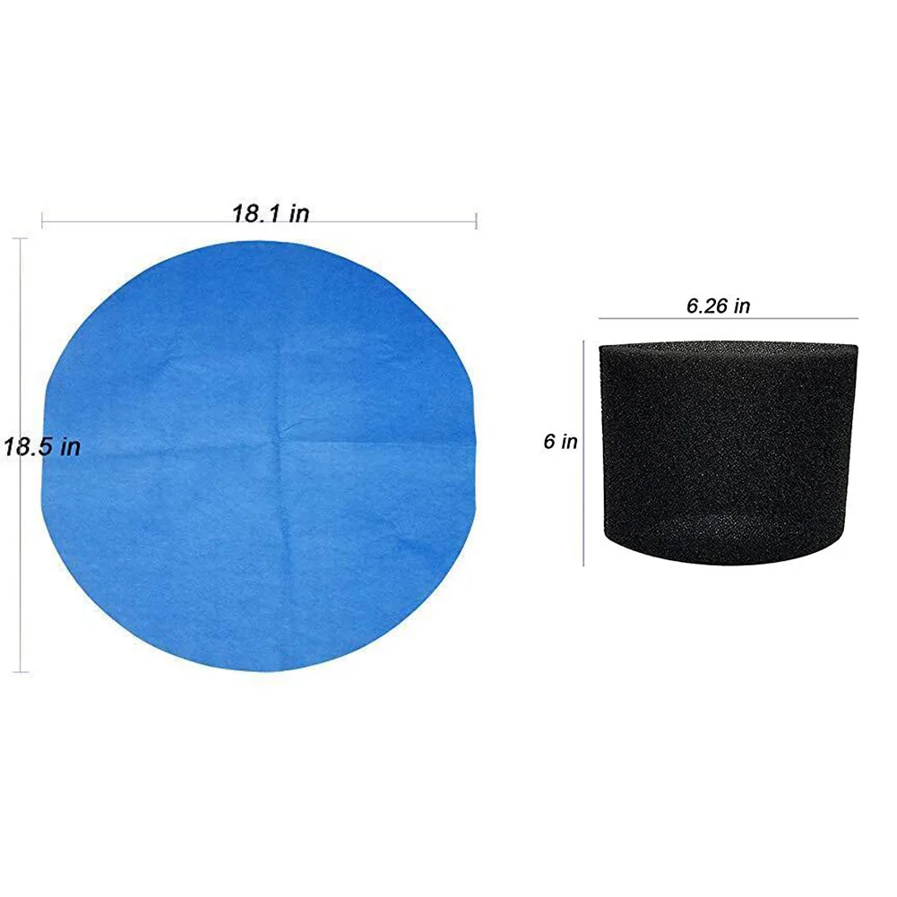 

Foam Filter Elastic Band Kit For Shop Vac Wet/Dry9010700 Robot Vacuum Cleaner Accessories Household Tool Spare Parts Replacement
