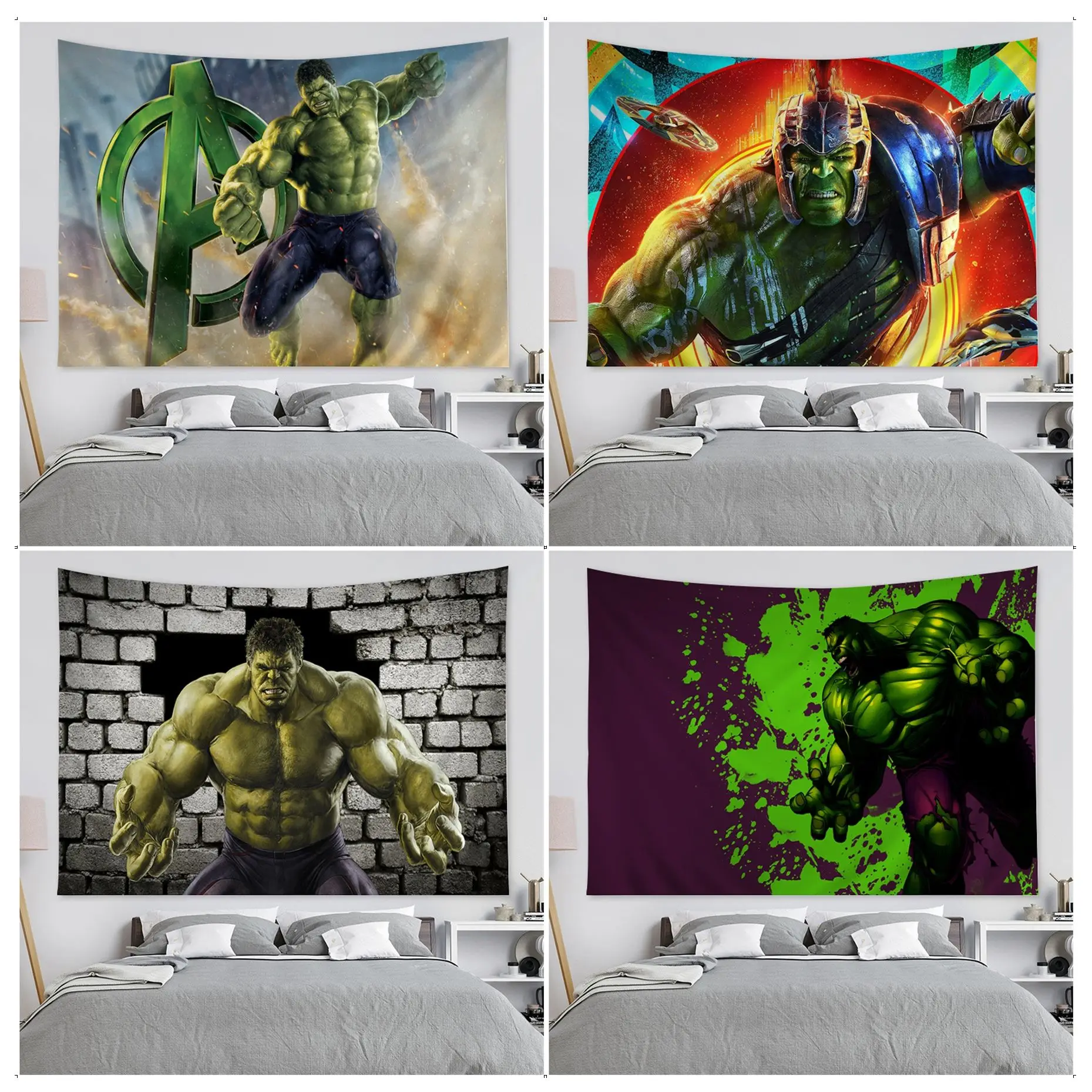 

Disney Avengers The Incredible Hulk Wall Tapestry Indian Buddha Wall Decoration Witchcraft Bohemian Cheap Hippie Wall Hanging