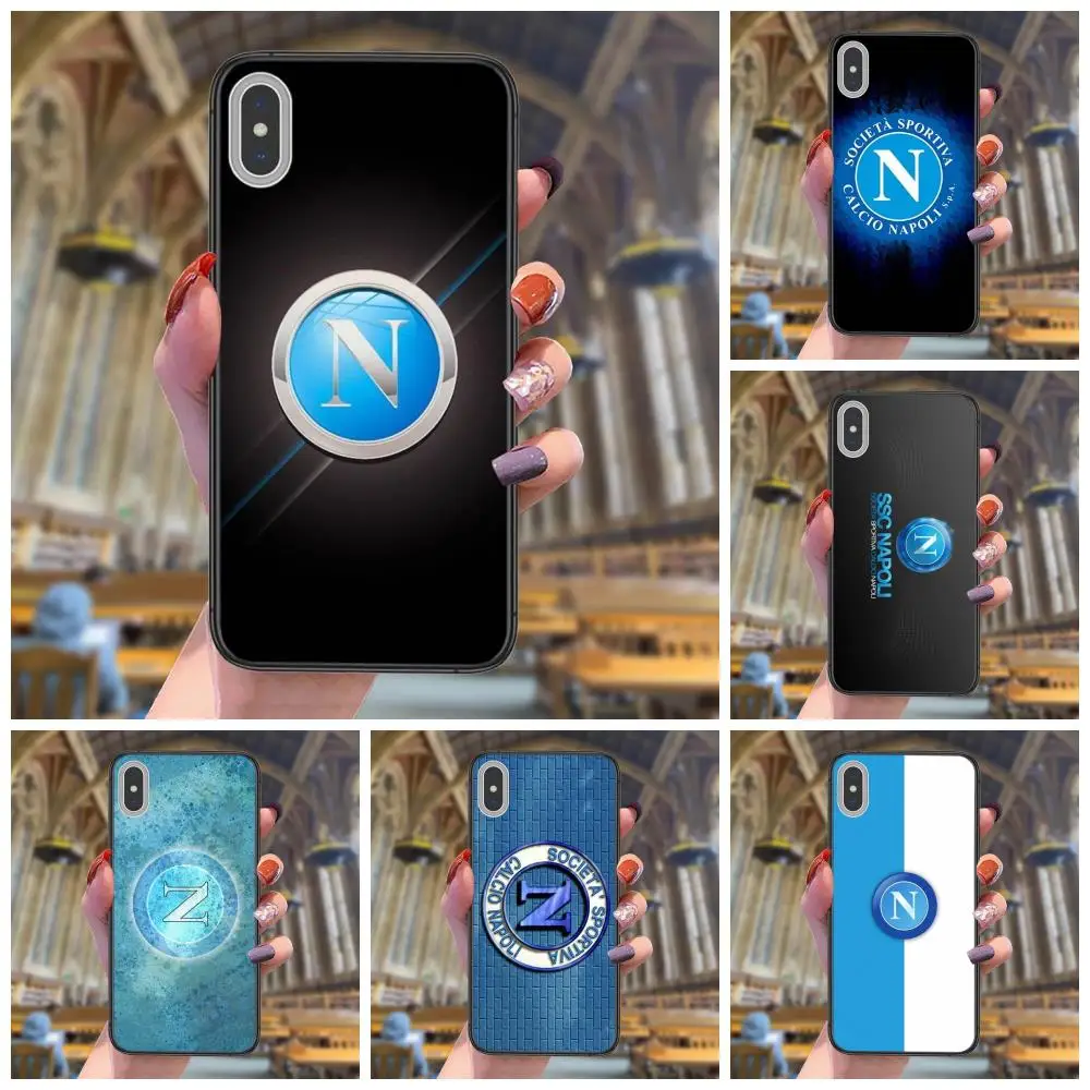 Черный корпус трендовый чехол 3D Fc S Команда Футбол D футбольный логотип Napoli для