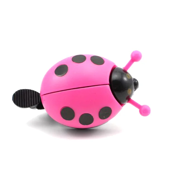 

Funny Cartoon Lady Beetle Ladybug Shaped Bike Cycling Handlebar Ring Sound Bell Horn (Random Color)