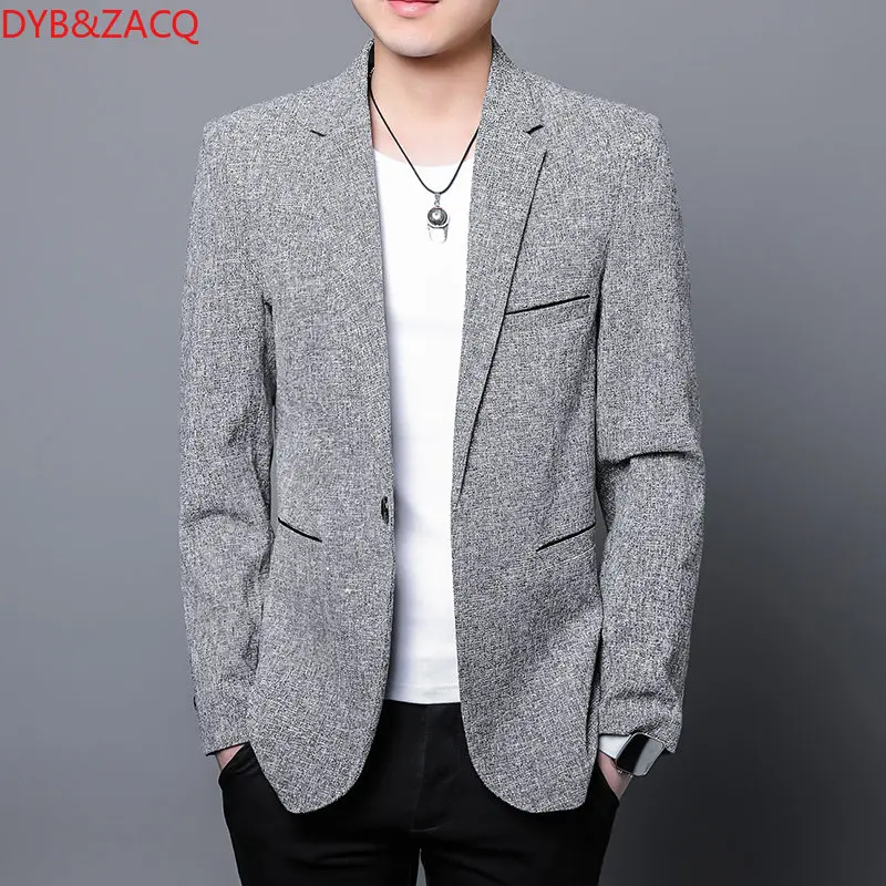 

3XL 4XLMen's Small Suit Jacket Korean Version Slim Suit Business Leisure Marriage Professional Formal Work Jacket MenL