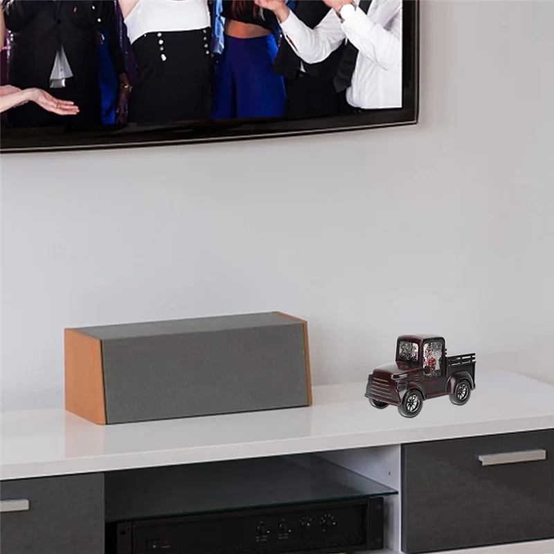 Ночник Санта-Снежный Шар Винтаж Грузовик Рождественский Настольный Фонарь