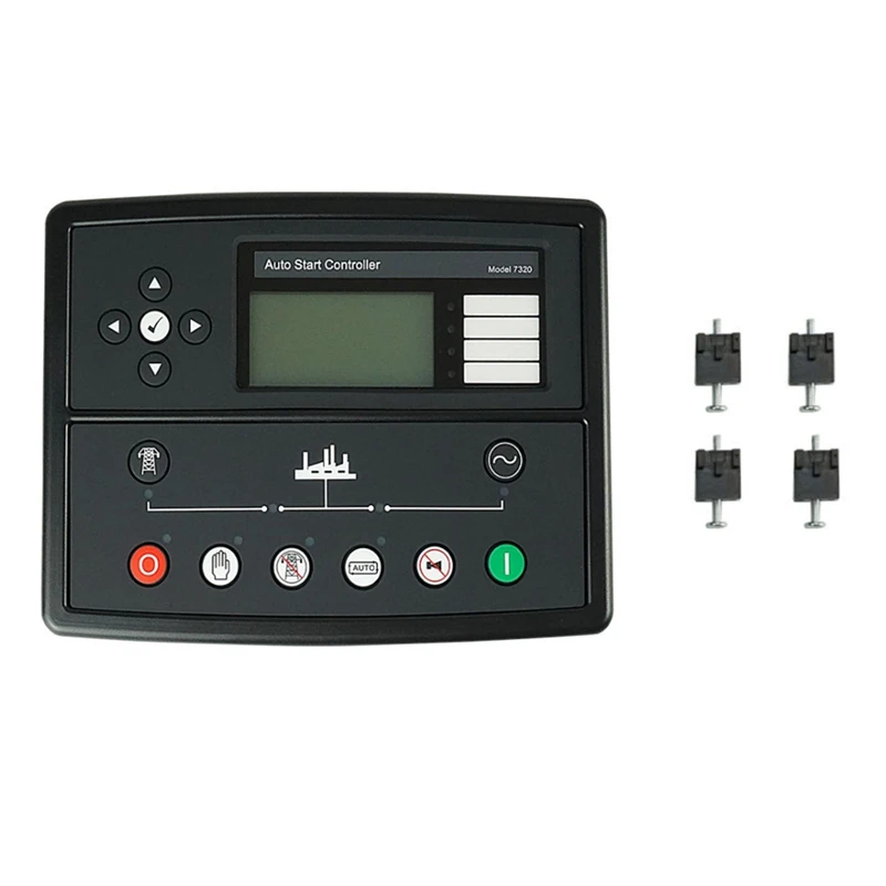 

1Set DSE7320 Generator Controller Genset Parts Alternator Control Board Display Auto Start Remote Electronic Controller