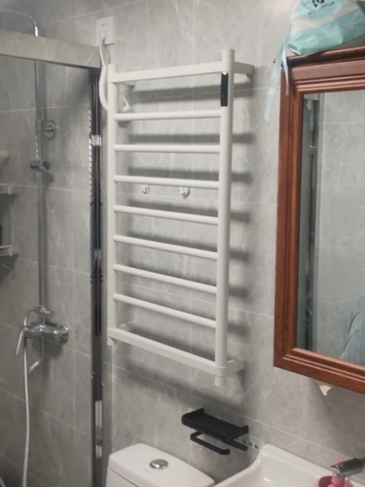 

2022 New Arrival Russia Timed Towel Warmer Shower Room 220V Stainless Steel Storage 110V Electric Towel Radiator Rrying Rack