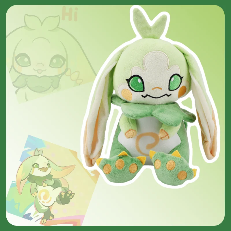 Natla Yong Genshin Impact Плюшевая Игрушка-дракон Yamkasaurus Квадратный Элемент Горячая Модель