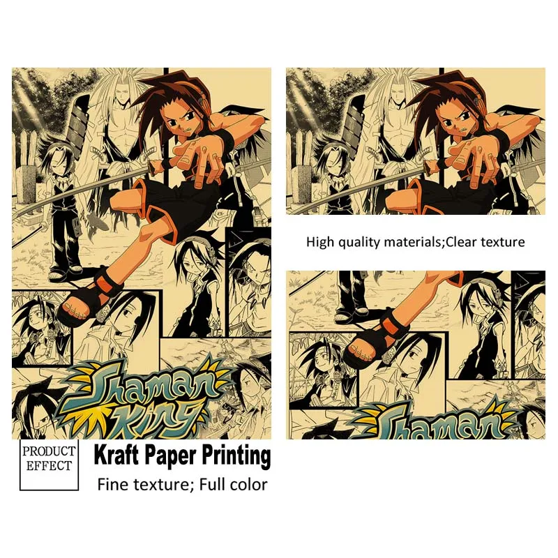 Винтажные Классические Постеры с героями аниме крафт-бумага сказочный