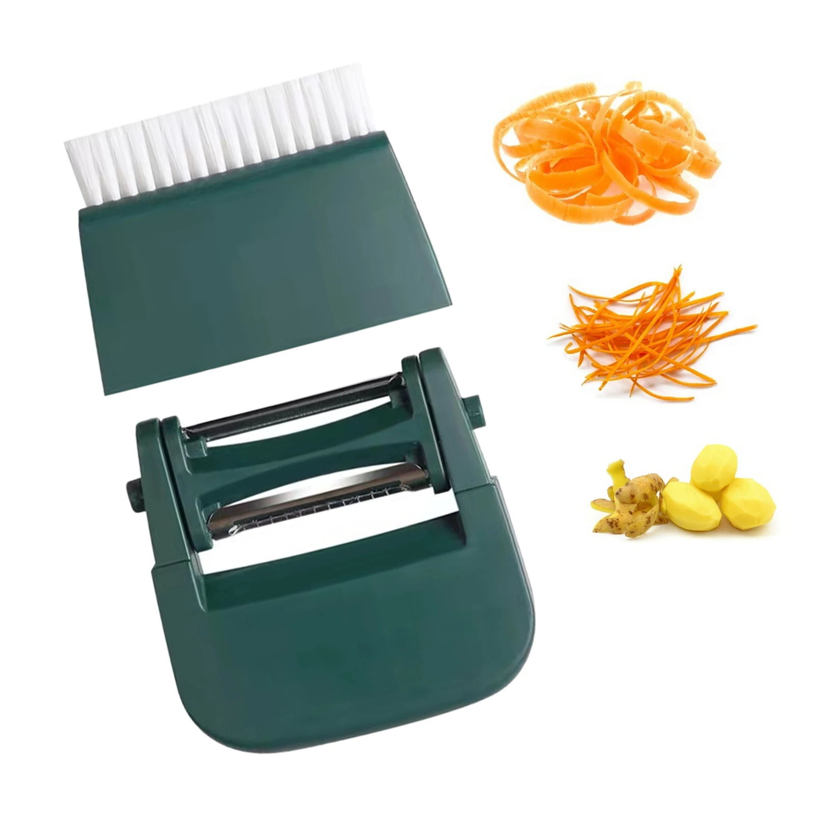 

Multifunctional Peelers 3-in-1 3-in-1 Rotatable Stainless Steel Blade Peeler For Kitchen Carrot Potato Melon Gadget Vegetable