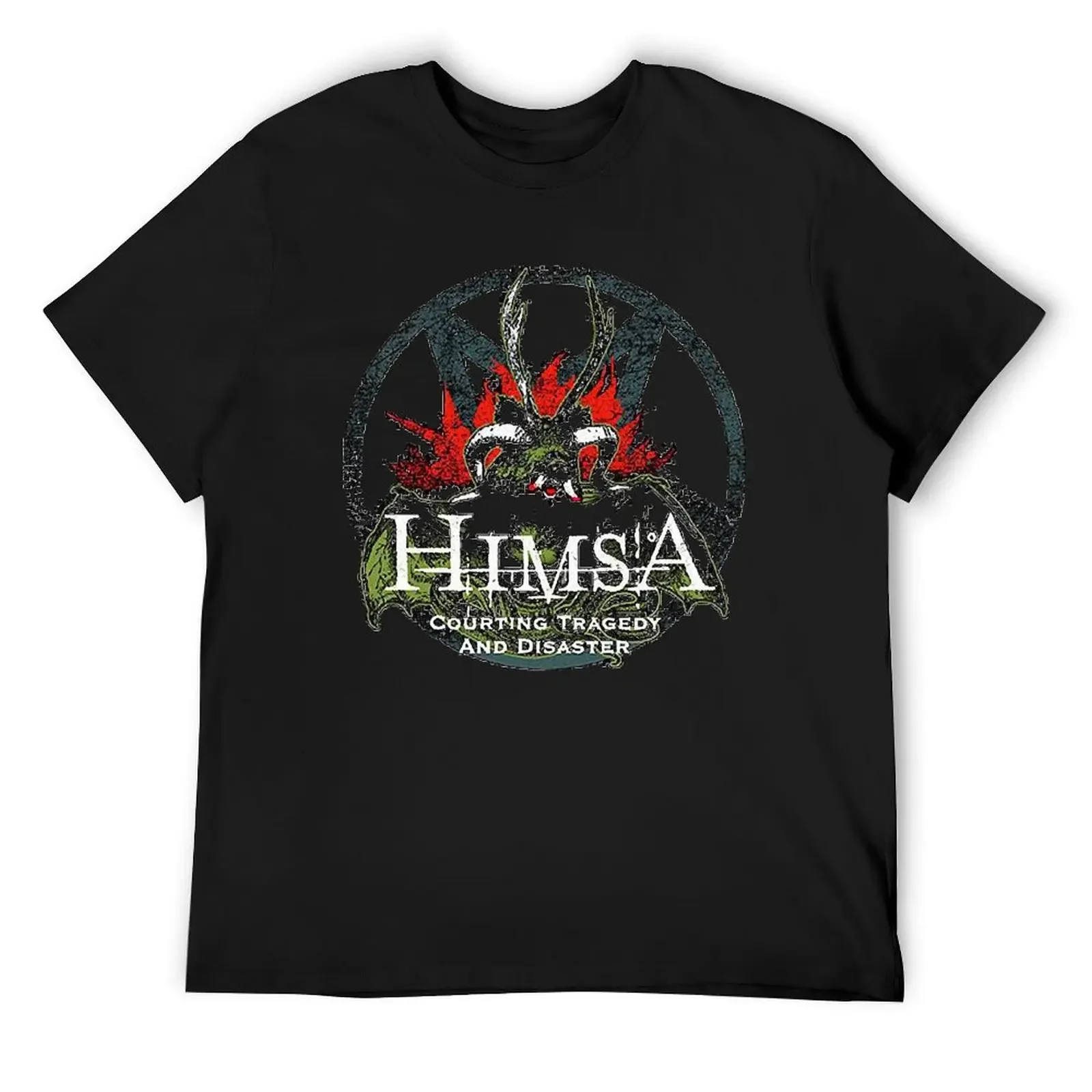 Логотип группы Best of Himsa 02 качественная футболка в стиле хэви-метал аниме