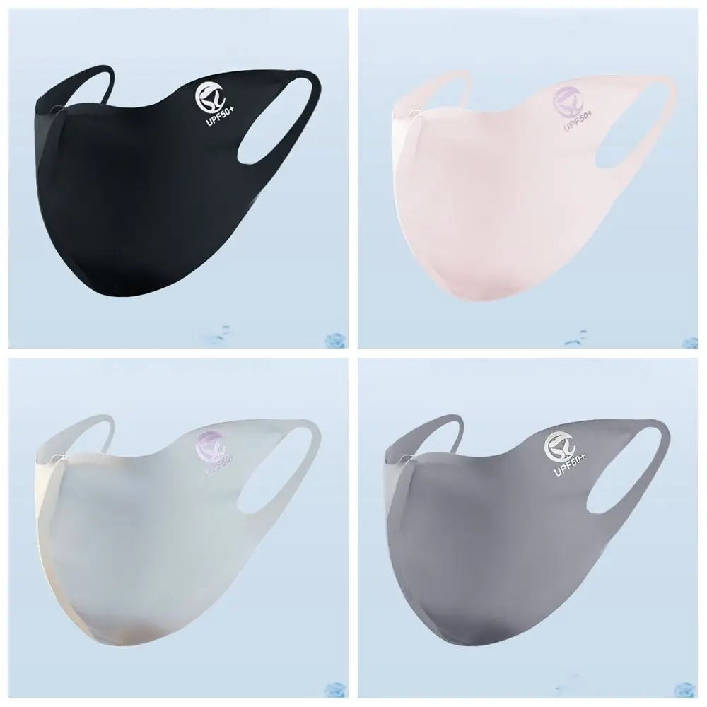 Солнцезащитный крем шарф для лица ледяная шелковая маска сплошной цвет