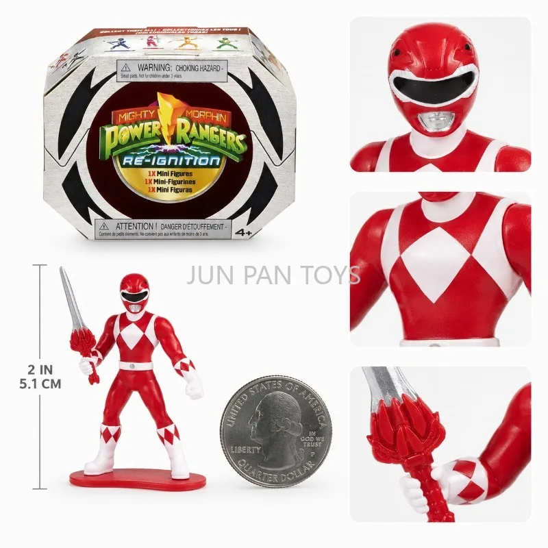 Фото Оригинальные мини-фигурки Mighty Morphin Power Rangers Re-Ignition в слепых коробках, 2-дюймовые мини-фигурки Рита Патти и Патроллер, коллекционные игрушки №4