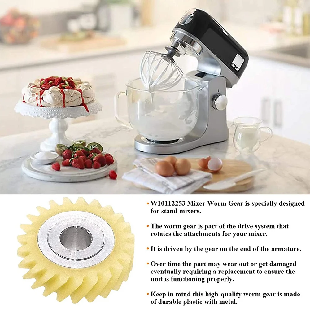 6шт Вт 10112253 Запасная часть червячной передачи миксера точно подходит для
