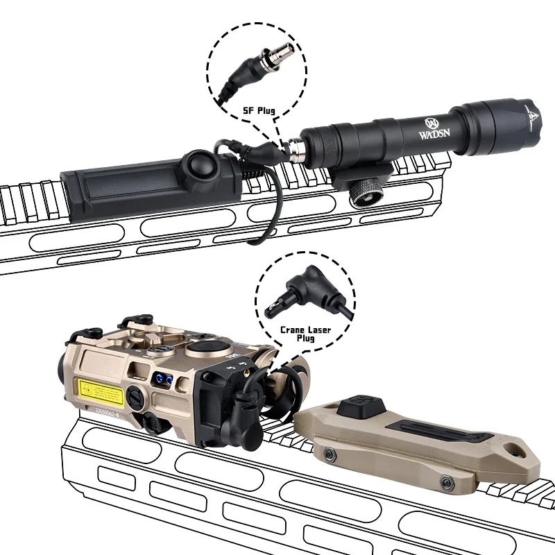 Тактический кран 2 5 мм 3 SF штекер двойной функции переключатель давления