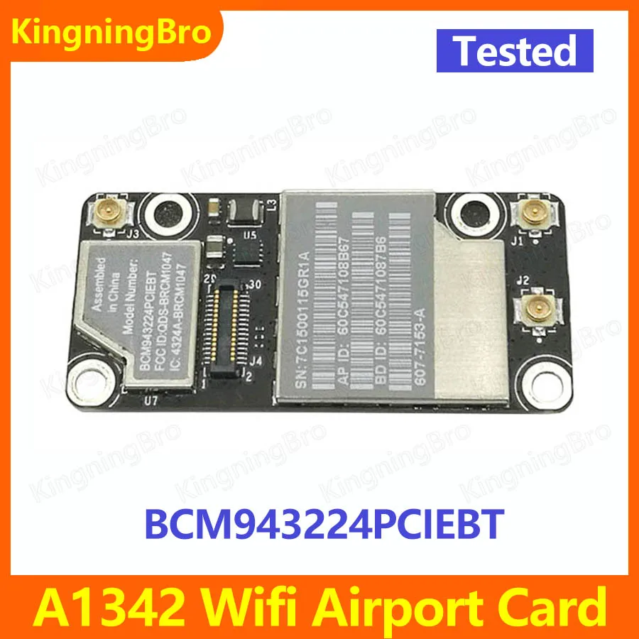 

Tested Bluetooth Wireless Wifi Airport Card BCM943224PCIEBT For Macbook 13" A1342 MC207 MC516 2009 2010 Year