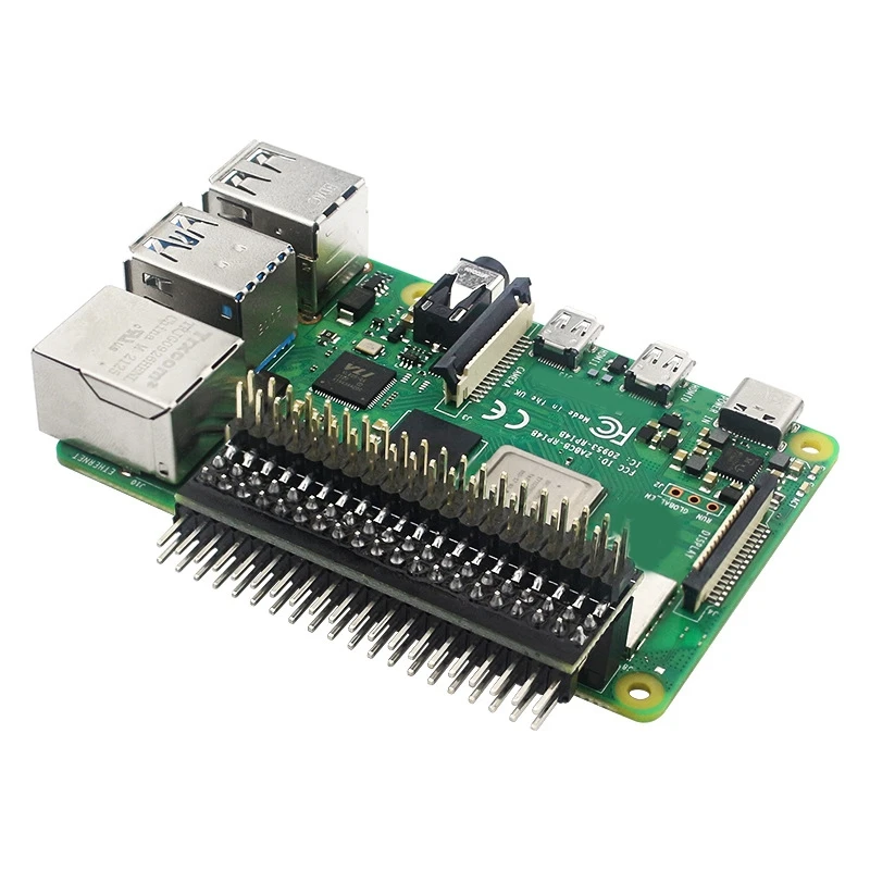 40Pin GPIO Edge Плата расширения для Raspberry Pi 4B/3B +/3B/2B /Zero один-два боковой штырьковый