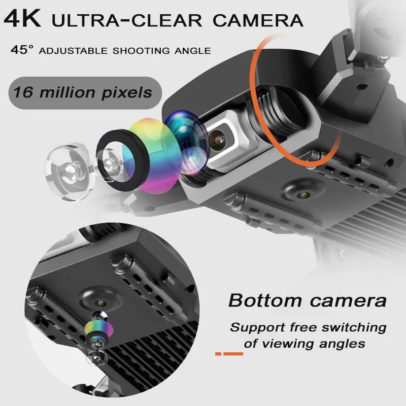 2022 Новый мини-Дрон S60 4k HD Двойная камера Wi-Fi Fpv дроны профессиональные сохранение