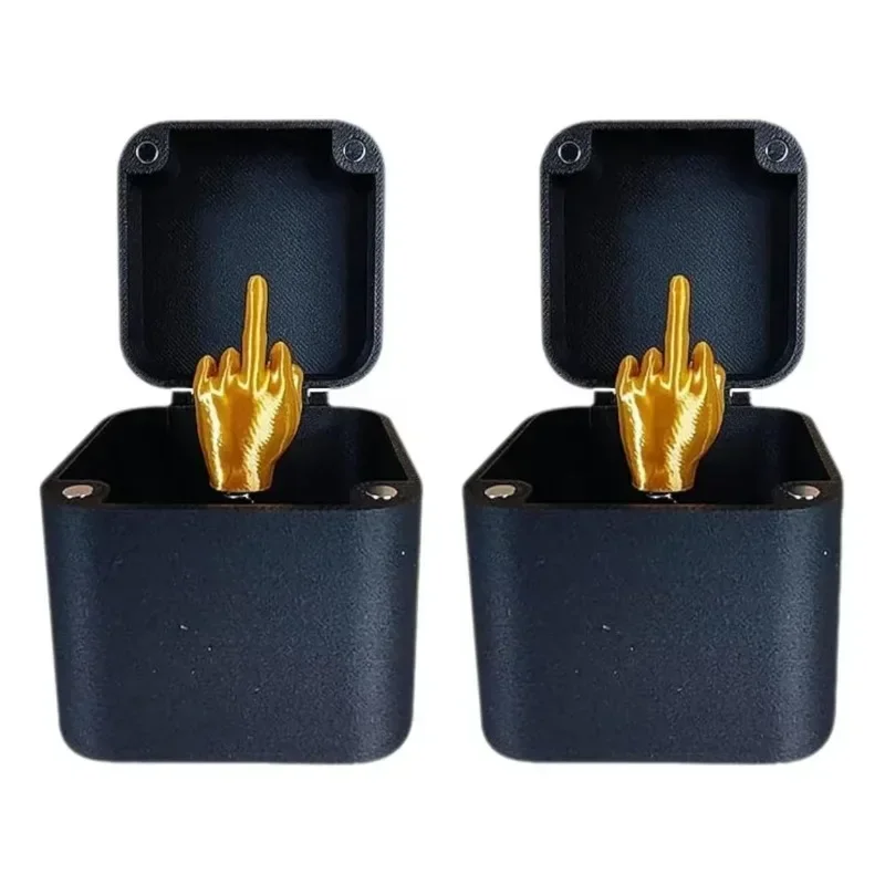 

Подарочная коробка "Средний палец", пластик