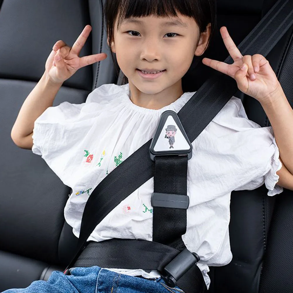 

1pc Child Seat Belt Adjuster Protect The Child's Riding Safety Anti-Neck Neck Baby Shoulder Cover Belt Positioner