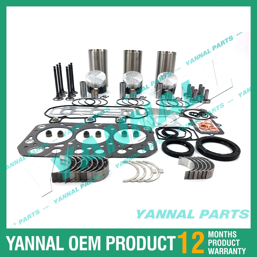 

3TNV70 Engine Overhaul Rebuild Kit For Yanmar Excavator VIO10-2 VIO15-3 VIO17