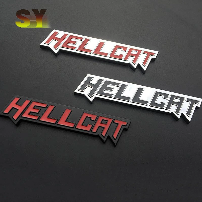 

Car metal modified car car stickers rear tail stickers side stickers decorative stickers English For dodge hellcat challenger