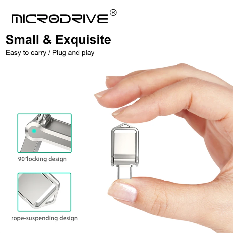 Mini Type-C Ultra Dual 16GB 32GB 64GB 128GB флеш-диск USB 2 0 Memory Stick U Disk Thumb Drive бесплатная доставка