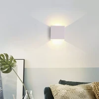 6w led adjustable brightness wall lamp simple indoor stairs passage bedroom living room wall light