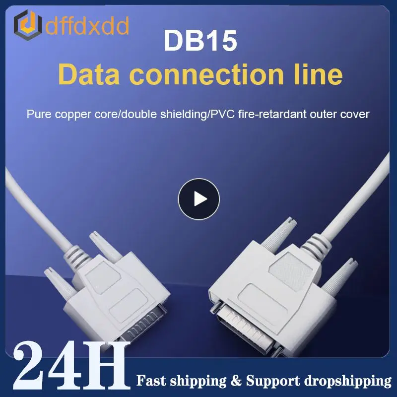 

Соединительная линия DB15, последовательный порт, параллельная портовая линия, штекер-штекер, ЧПУ гравировальная машина, линия 1,5 метров