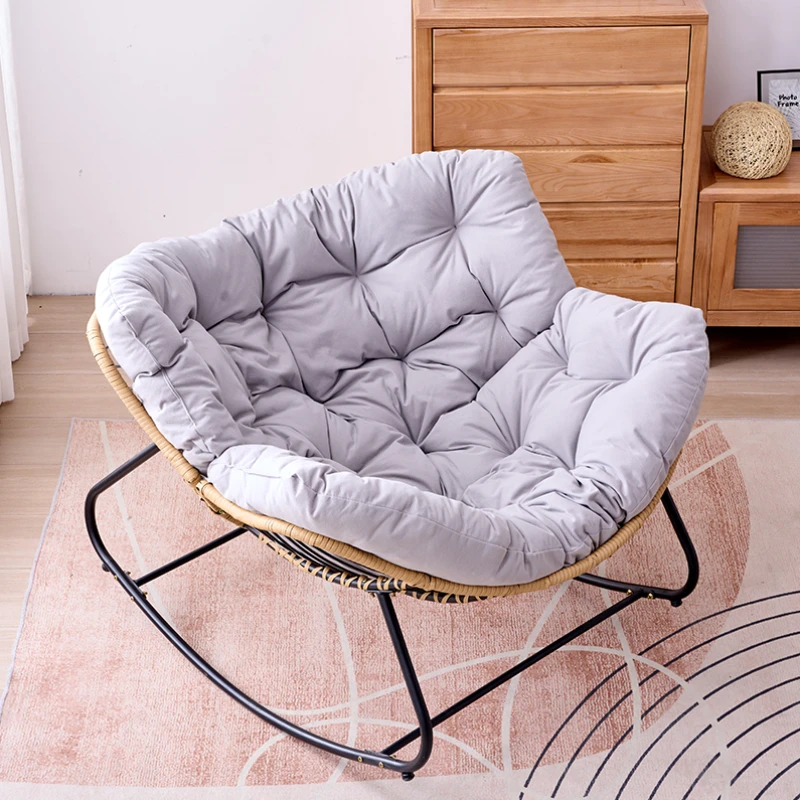 Кресло-качалка для чтения с поддержкой спинки