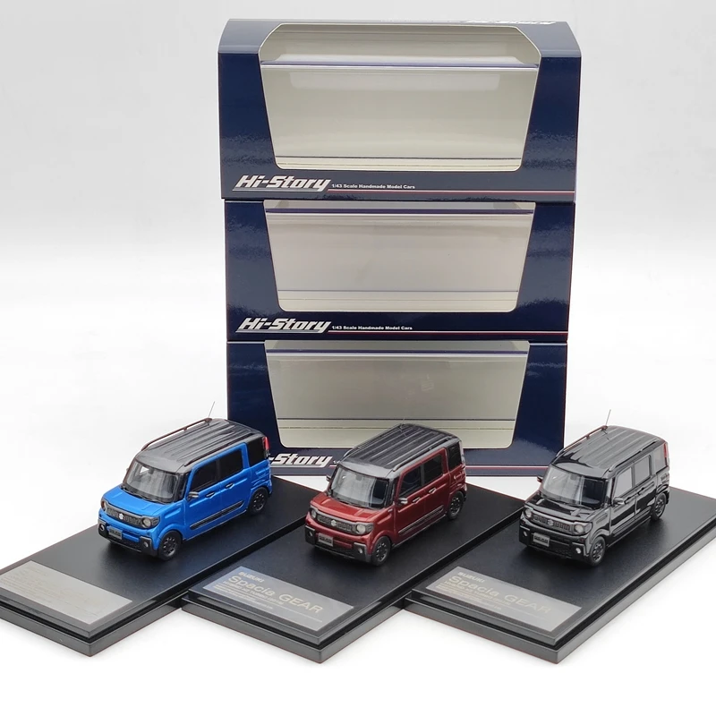 Hi-Story 1/43 Spacia Gear Hybrid XZ Turbo 2019 HS237 резиновая модель автомобиля Ограниченная Коллекция