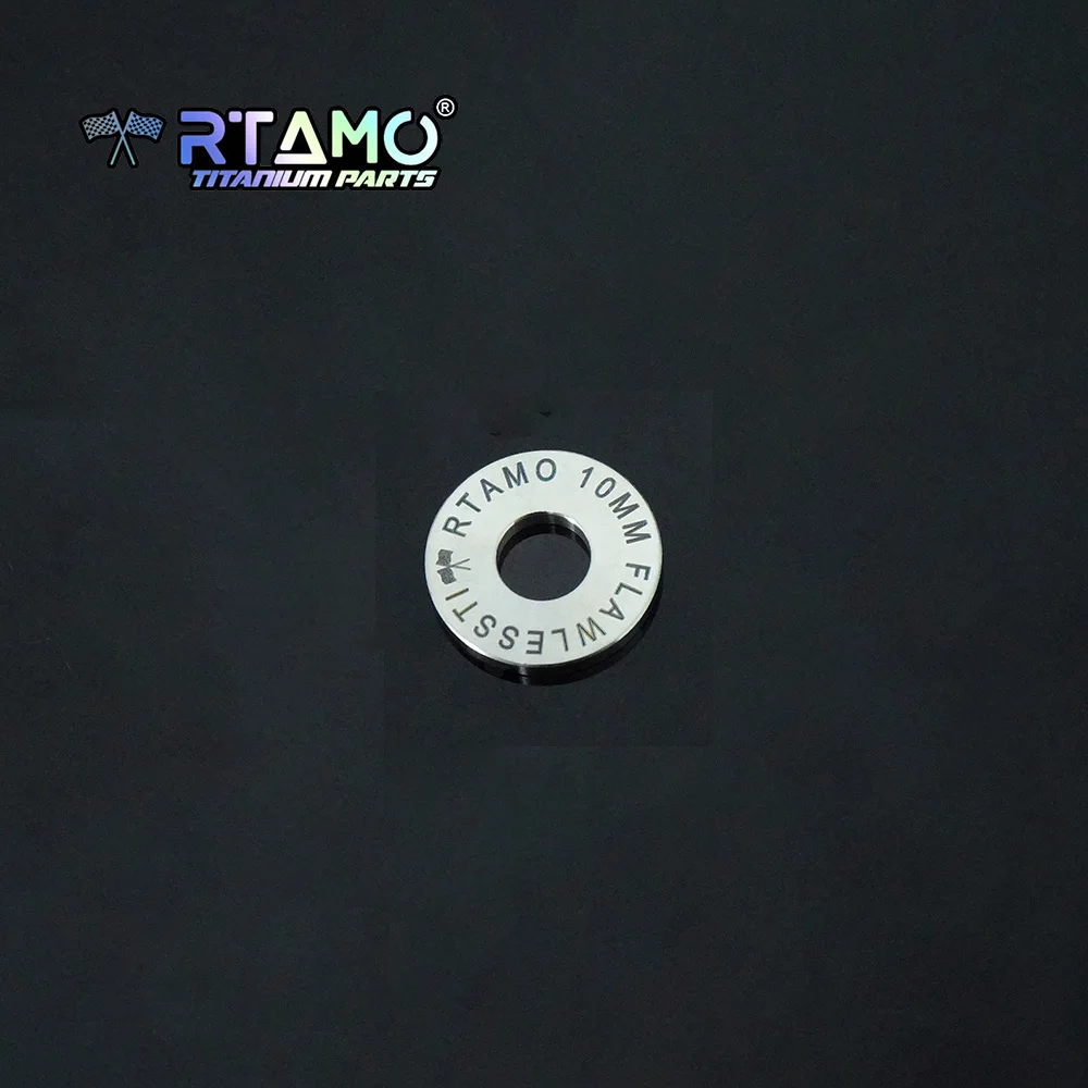 

RTAMO Титановая шайба Gr5 M10, большая плоская прокладка, для деталей велосипеда и мотоцикла