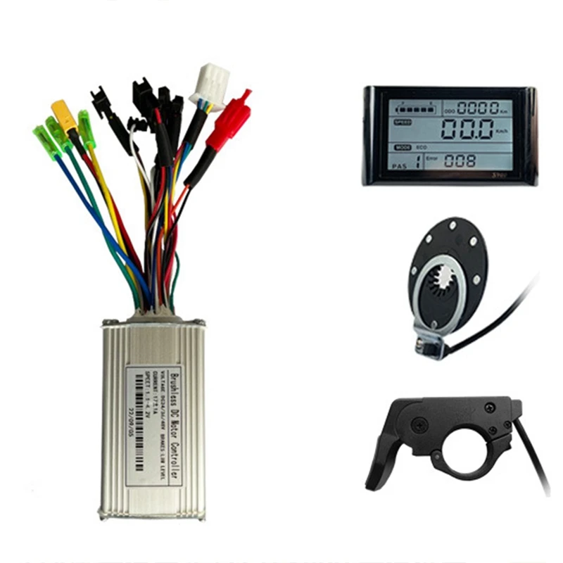 

24V 36V 48V 250W 350W E-Bike LCD Display Meter S900 LCD Display 17A Three-Mode Sine Wave Controller