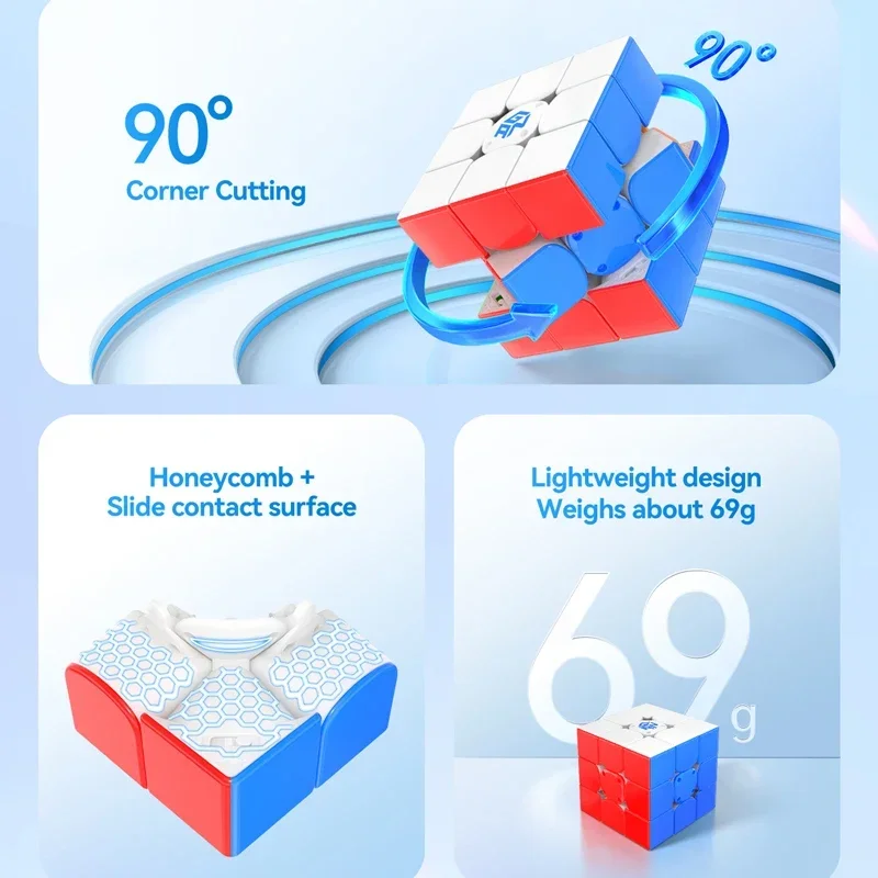 New GAN12 Ui Maglev UV Ai Smart Magnetic Magic Cube 3x3x3 Professional GANCUBE Speed Puzzle Toys GAN 12 Speedcube Cubo