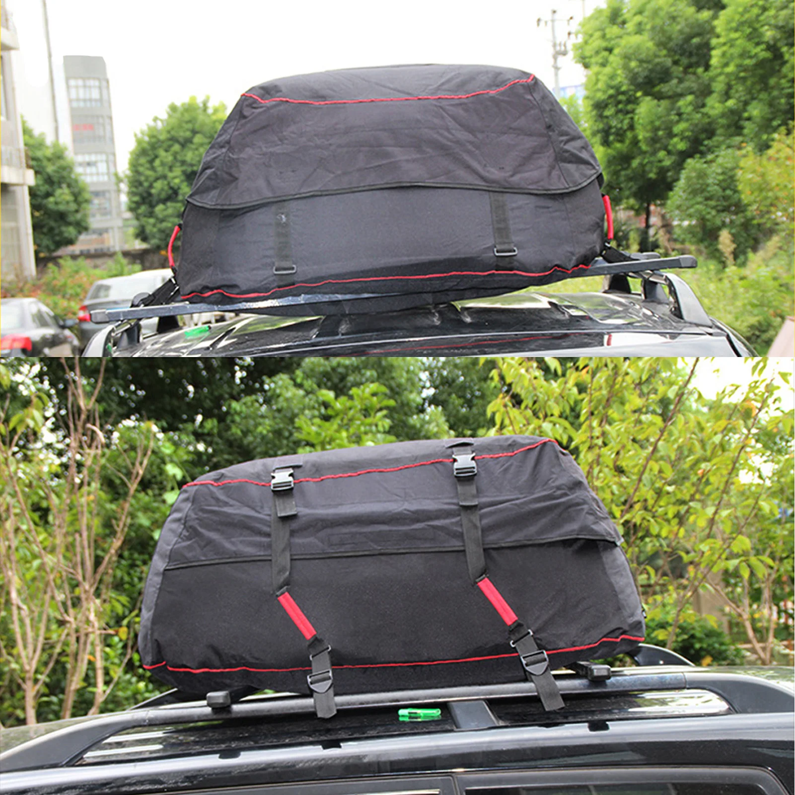 

600d Oxford 220L Car Roof Cargo Carrier Large-capacity Luggage Bag Storage Cube Bag Waterproof Car Cargo Roof Bag For Travel