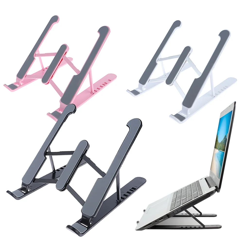 

Laptop Stand Desktop Foldable Holder Notebook Holder Cooling Bracket Riser for Laptop & Tablet Accessories
