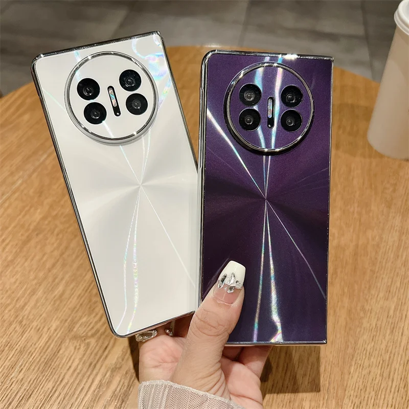 Роскошный чехол для телефона с лазерным рисунком CD Huawei Mate X3 X5 поставляется со