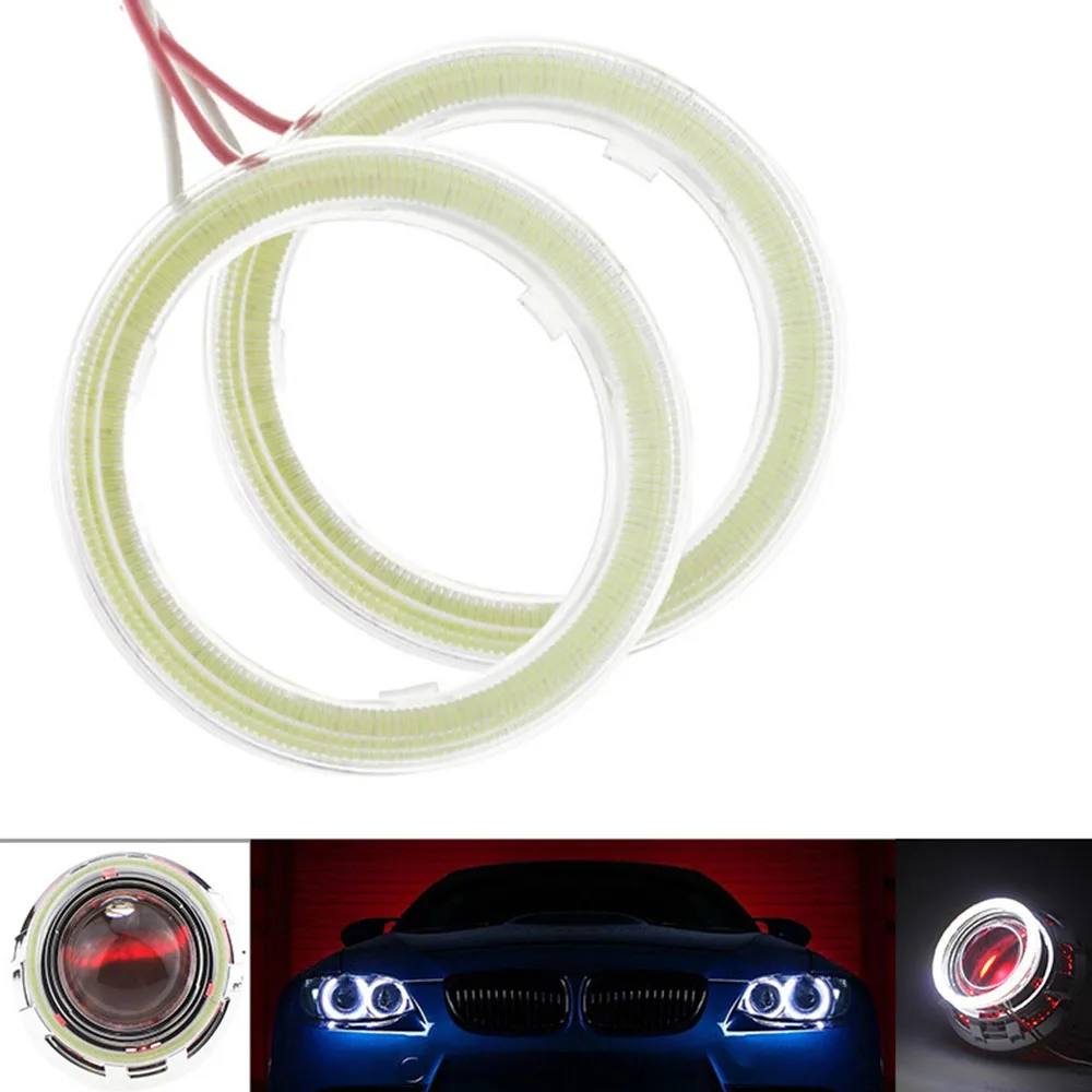 

1 Pair Car Angel Eyes Led Car Halo Ring Lights Led Angel Eyes Headlight For Car Auto Moto Moped Scooter Motorcycle DC 12V 3W