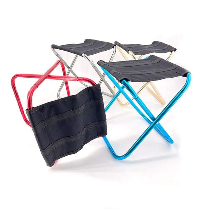 Folding Small  Stool Beach Stool Portable Outdoor Ultra Light Subway Train Travel Picnic Camping Fishing BBQ Foldable Chair