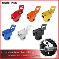 motorcycle handlebar stand post clamp aluminum scooter accessories black handle bar riser parts for honda ruckus zoomer nps50