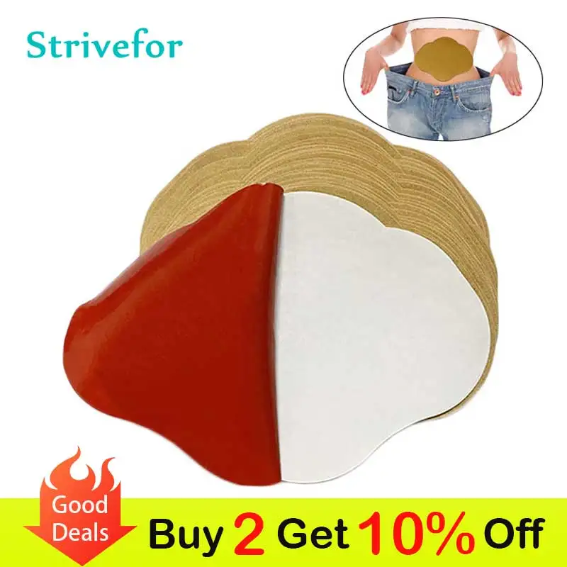

12pcs Unisex Slim Patch 100% Original Chinese Weight Loss Navel Sticker Slimming Product Fat Burning Red Capsicum Plaster BT0233