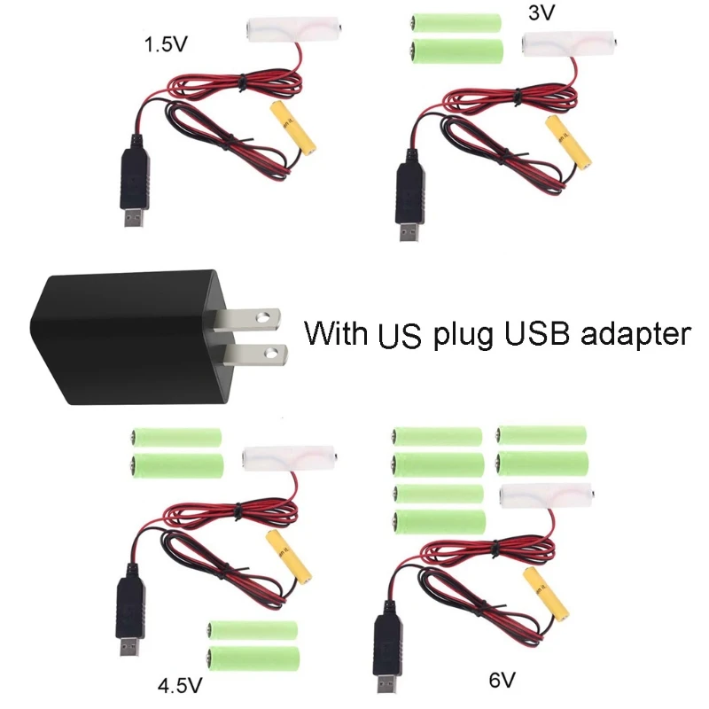 

H7EC AA AAA Eliminator US Supply Converter Line For Clocks Remote Control To