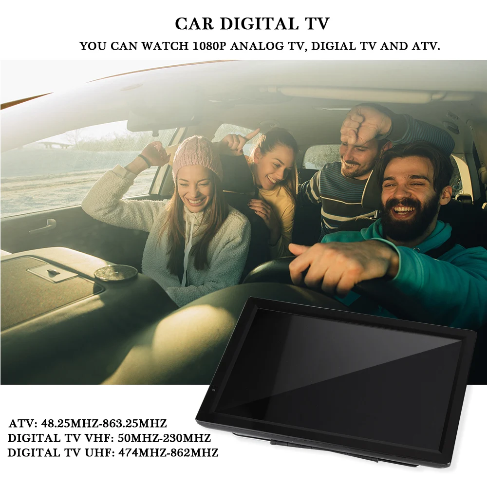 LEADSTAR D14 HD TV 14 дюймов D-T/T2 A TV/UHF/VHF портативный цифровой телевизор
