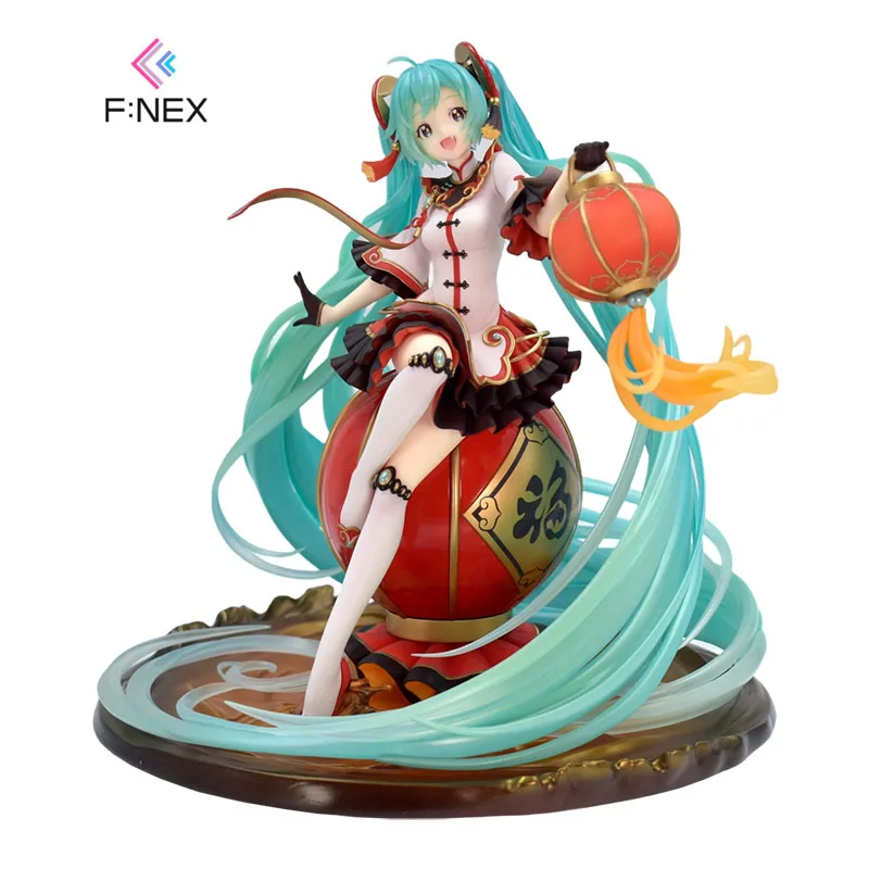 

Экшн-фигурки из аниме 1/7 F:NEX Vocaloid Piapro Hatsune Miku Dual Horsetail 2021 Весна фестиваль 24,5 см