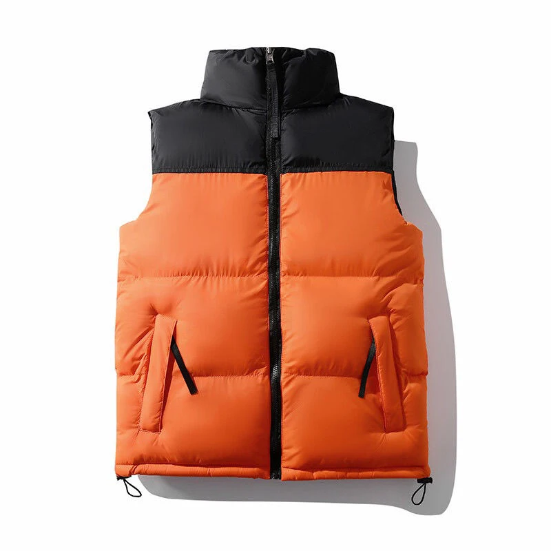 New Winter Warm Men's and Women's Jacket Vest Coat Casual Autumn Stand Collar Down Vest